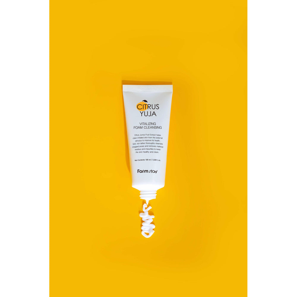 FarmStay Очищувальна піна Citrus Yuja Vitalizing Foam Cleansing