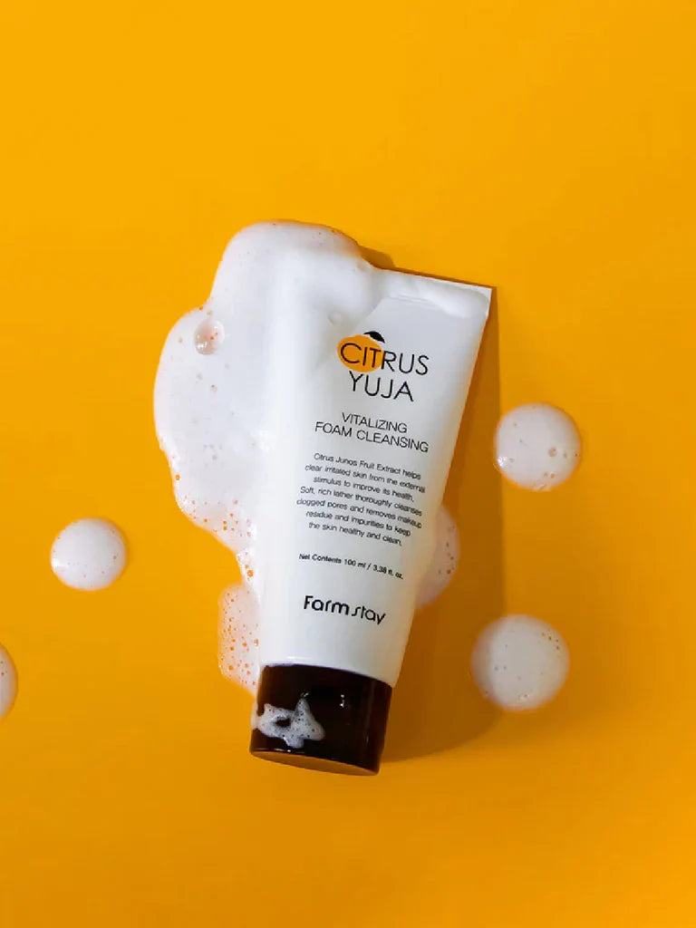 FarmStay Очищувальна піна Citrus Yuja Vitalizing Foam Cleansing
