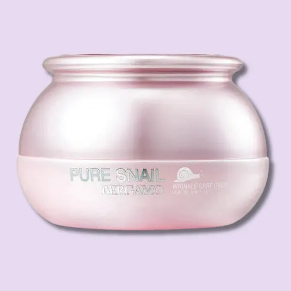 BERGAMO Живильний і відновлювальний крем із муцином равлика Pure Snail Cream