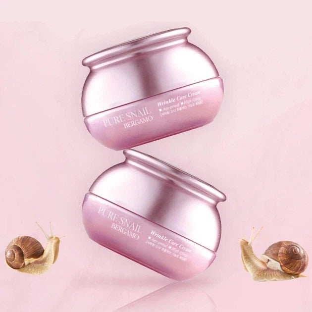 BERGAMO Живильний і відновлювальний крем із муцином равлика Pure Snail Cream