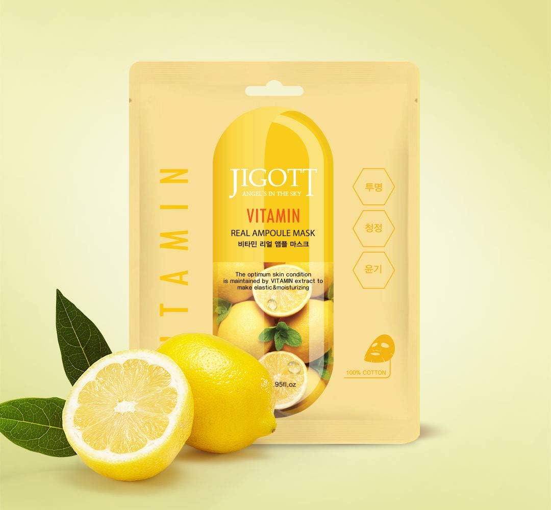 JIGOTT Оновлююча тканинна маска Vitamin Real Ampoule Mask