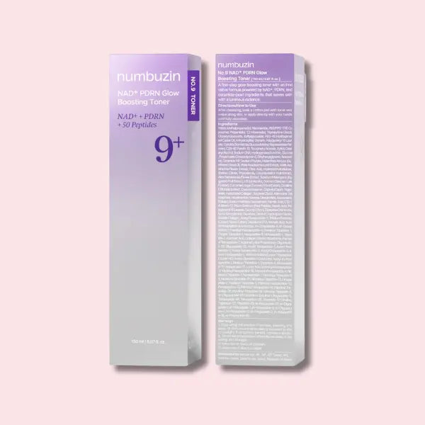Numbuzin Зволожувальний тонер No. 9+ NAD+ PDRN Glow Boosting Toner