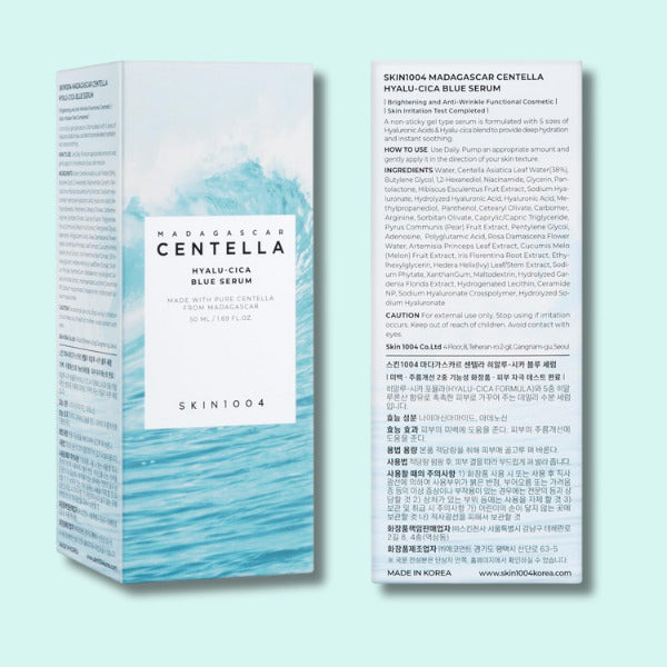 SKIN1004 Сироватка для обличчя Madagascar Centella Hyalu-Cica  Blue Serum