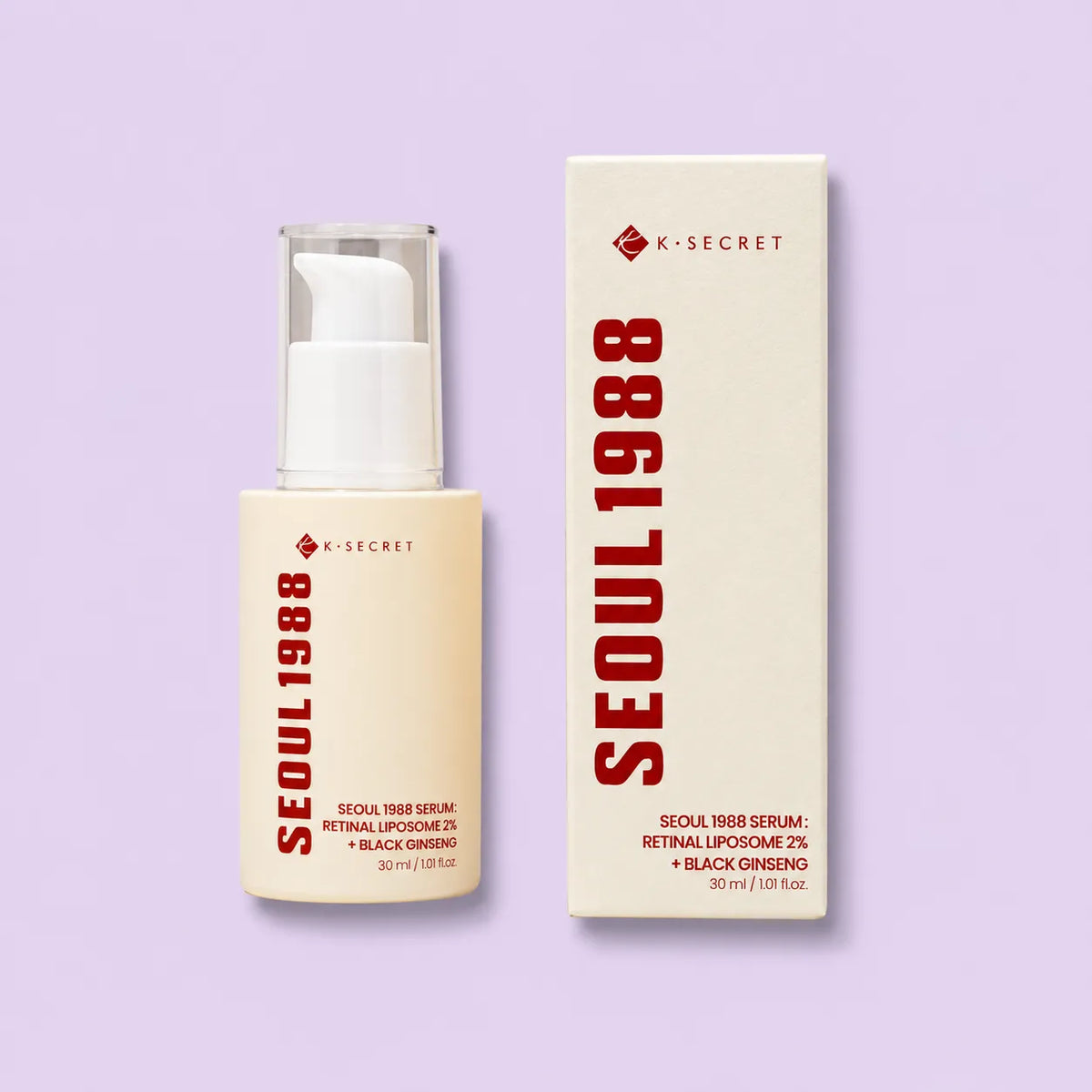 K-SECRET - SEOUL 1988  Омолоджувальна сироватка  Retinal Liposome 2% + Black Ginseng