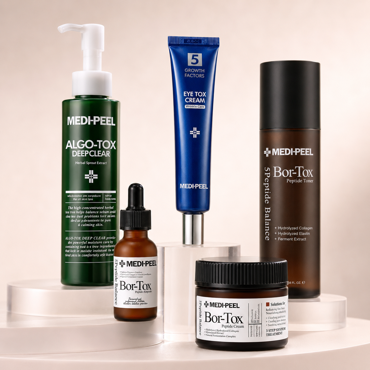 Ліфтинг та догляд за обличчям і очима разом із Bor-Tox Power Peptide