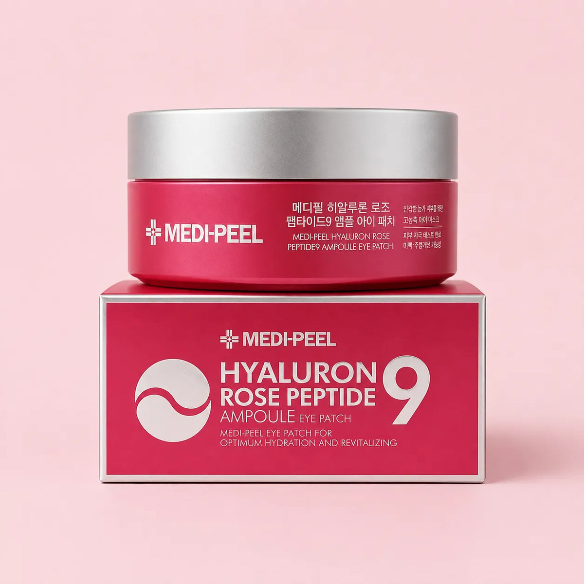 MEDI-PEEL Гідрогелеві патчі під очі Hyaluron Rose Peptide 9 Ampoule Eye Patch