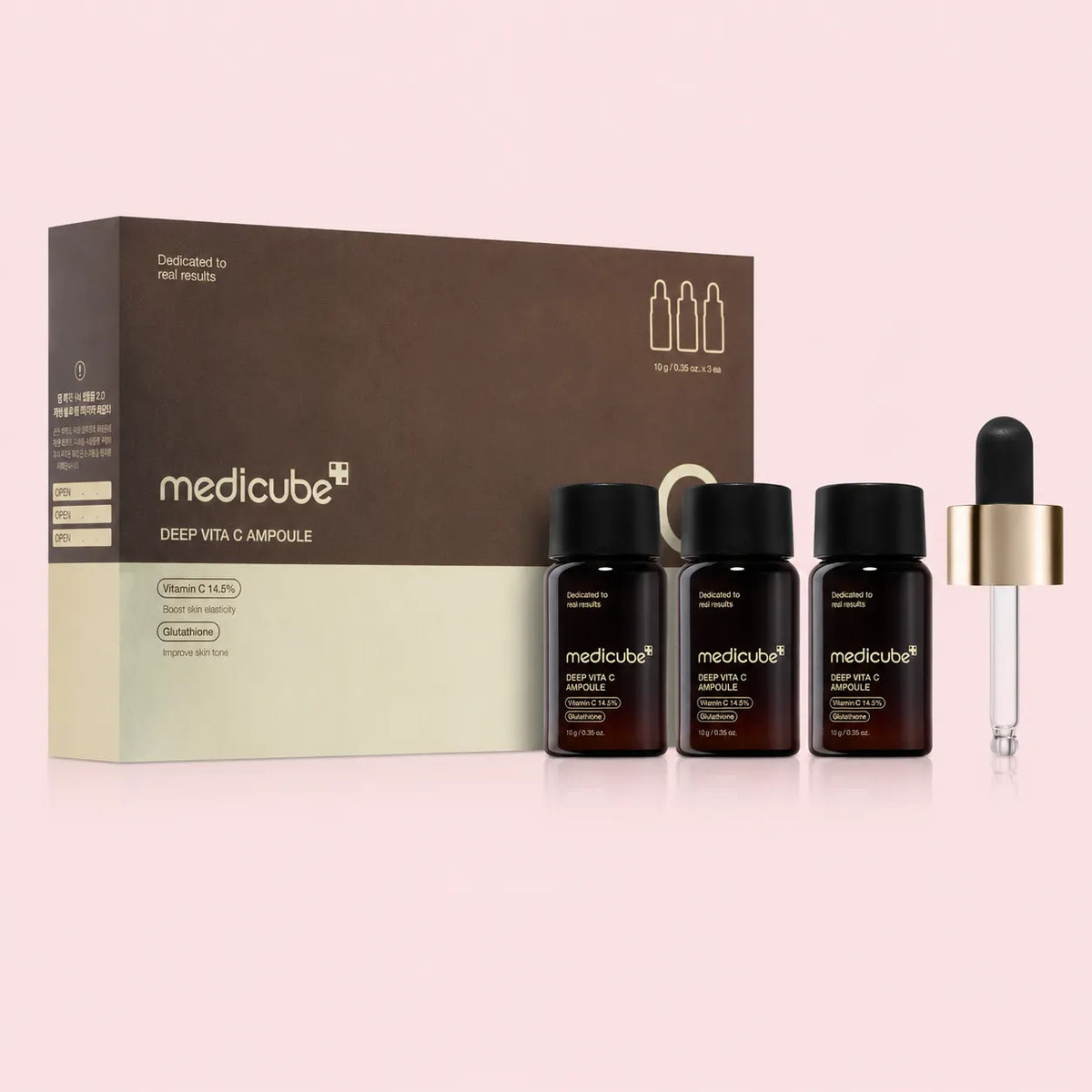 MEDICUBE Сироватка для сяйва шкіри Deep Vita C Ampoule 2.0